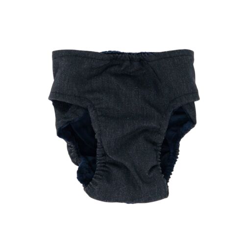 charcoal gray diaper - back charcoal gray diaper - back
