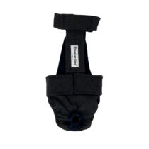 Charcoal Gray   Dog Diaper Overall