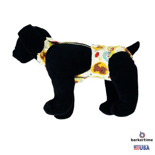 doggie with bones on cream diaper overall - new - model 1 doggie with bones on cream diaper overall - new - model 1