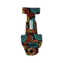 Fireworks on Brown   Dog Diaper Overall