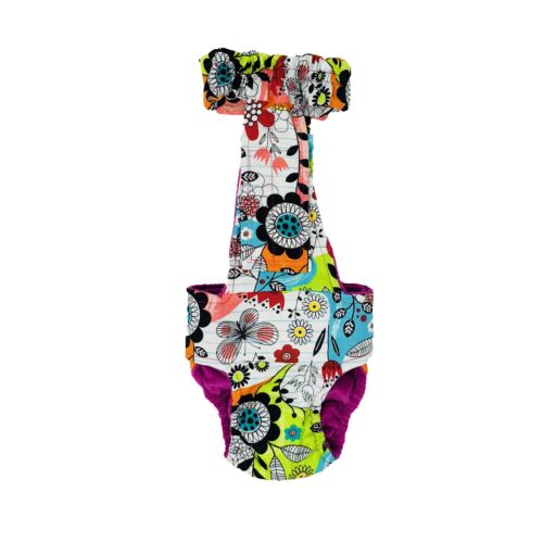 flower garden diaper overall - new - back flower garden diaper overall - new - back