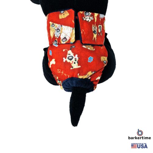 good doggie on red diaper - model 2 good doggie on red diaper - model 2