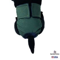 hunter green diaper – model 2