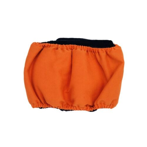 neon orange belly band - back neon orange belly band - back