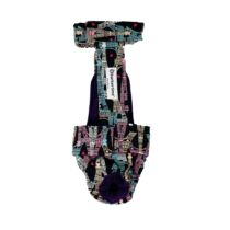 Paris Eiffel Tower Escape-Proof Washable Dog Diaper Overall