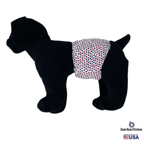 red white and blue polka dot belly band - model 1 red white and blue polka dot belly band - model 1