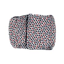 Red White and Blue Polka Dot Dog Belly Band