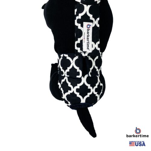 white quatrefoil on black diaper overall - new - model 2 white quatrefoil on black diaper overall - new - model 2