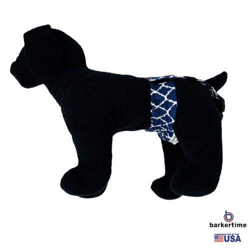 white quatrefoil on blue diaper pull-up - model 1 white quatrefoil on blue diaper pull-up - model 1