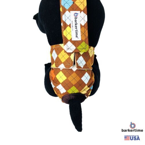 classic brown arygle diaper overall - new - model 2 classic brown arygle diaper overall - new - model 2