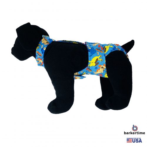 dreamy dog diaper overall - new - model 1