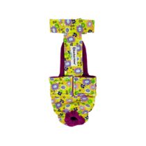 Green Flower Escape-Proof Washable Dog Diaper Overall