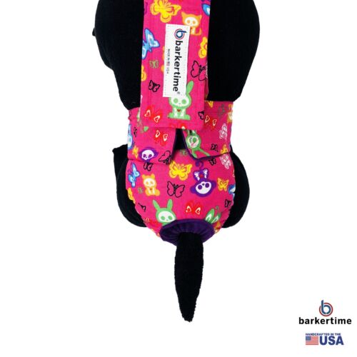 skeleton figures on pink diaper overall - new - model 2 skeleton figures on pink diaper overall - new - model 2