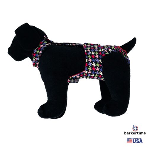 colorful houndstooth on black diaper overall - new - model 1 colorful houndstooth on black diaper overall - new - model 1