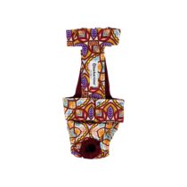 Floral Kaleidoscope   Dog Diaper Overall