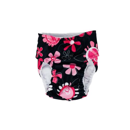 floral swim diaper - back floral swim diaper - back