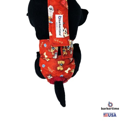 good doggie on red diaper overall - new - model 2 good doggie on red diaper overall - new - model 2