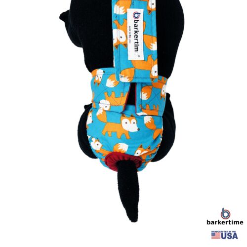 happy fox on teal diaper overall - new - model 2 happy fox on teal diaper overall - new - model 2