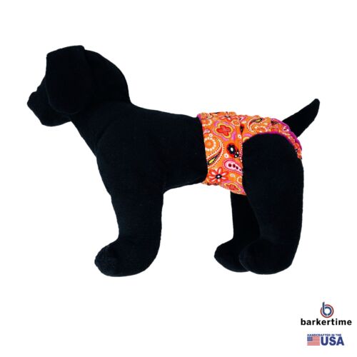 paisley flower on orange diaper - model 1 paisley flower on orange diaper - model 1