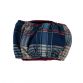 rustic plaid belly band - back