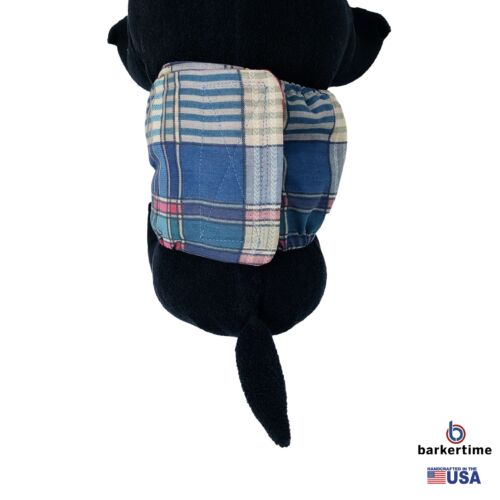 rustic plaid belly band - model 2 rustic plaid belly band - model 2