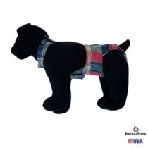 rustic plaid diaper overall – model 1