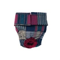 Rustic Plaid Dog Diaper