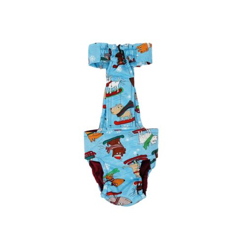 winter doggie diaper overall - new - back winter doggie diaper overall - new - back