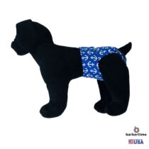 white anchors on blue diaper – model 1