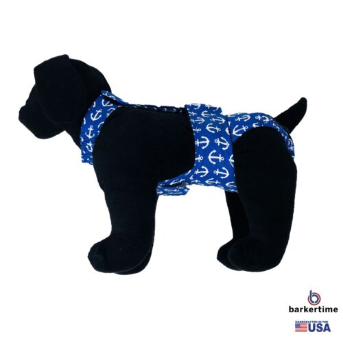 white anchors on blue diaper overall - model 1 white anchors on blue diaper overall - model 1