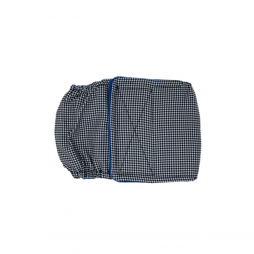 black and white gingham belly band