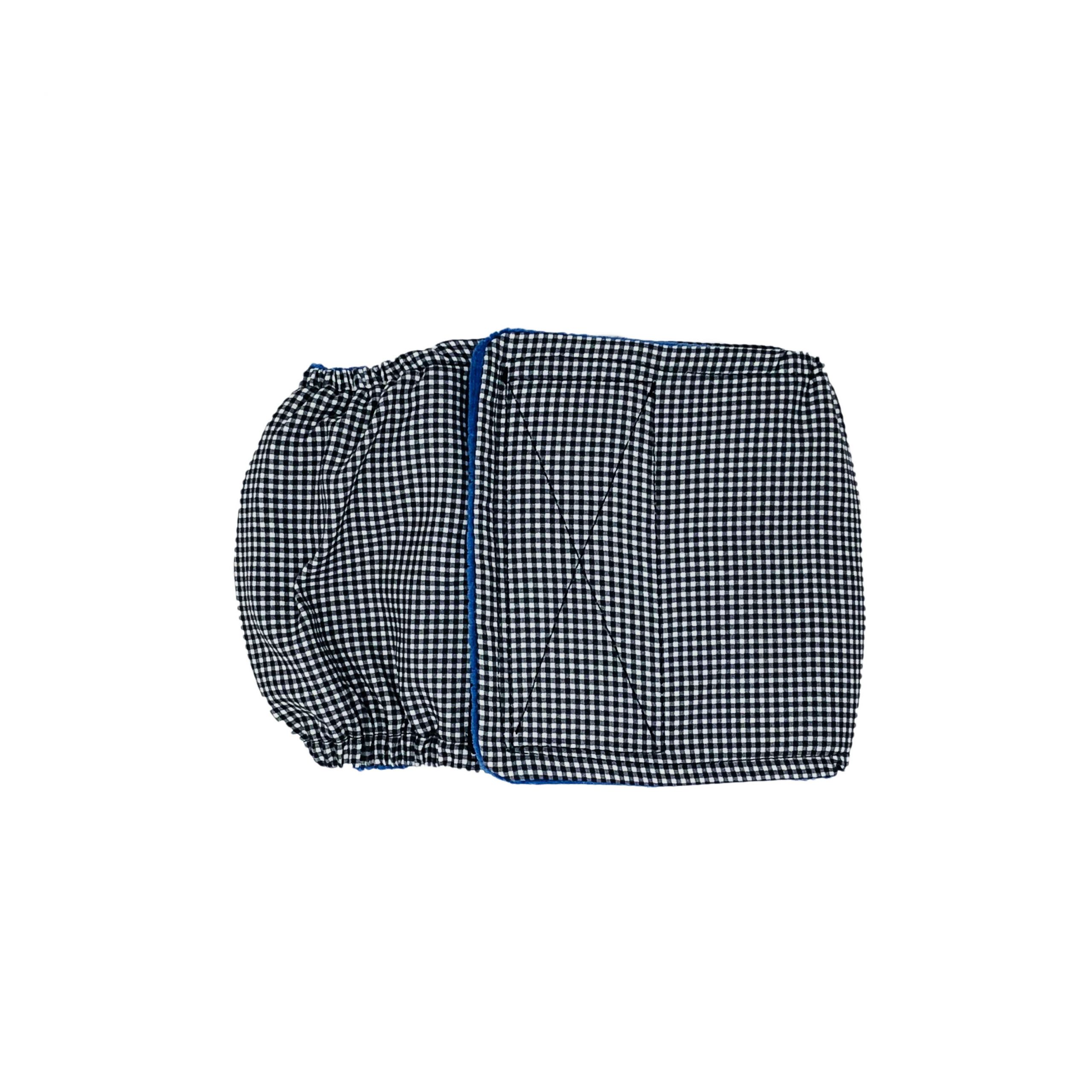 Black and White Gingham  Dog Belly Band