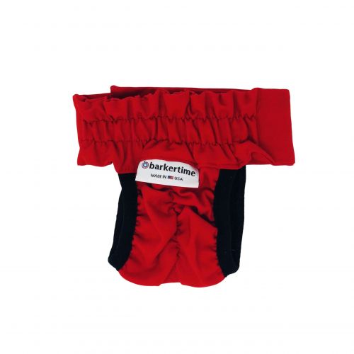 cherry red diaper pull-up - new - back