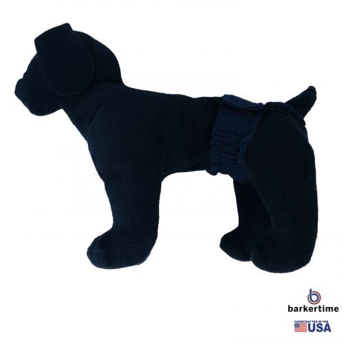 Barkertime Solid Black Dog Diaper Pull-up