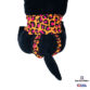 orange hot pink leopard diaper pull-up - new - model 2