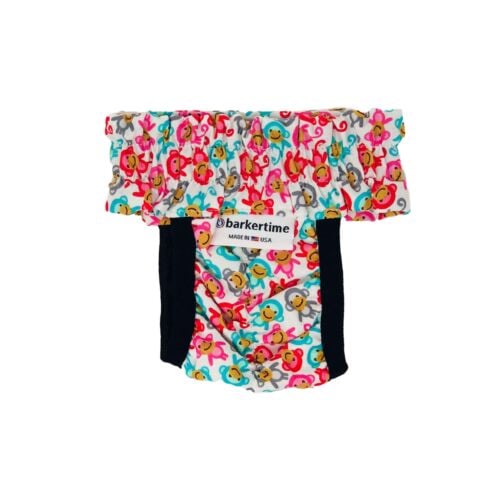 mini happy monkey diaper pull-up - back mini happy monkey diaper pull-up - back