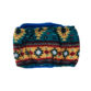 american southwest on blue teal belly band - back