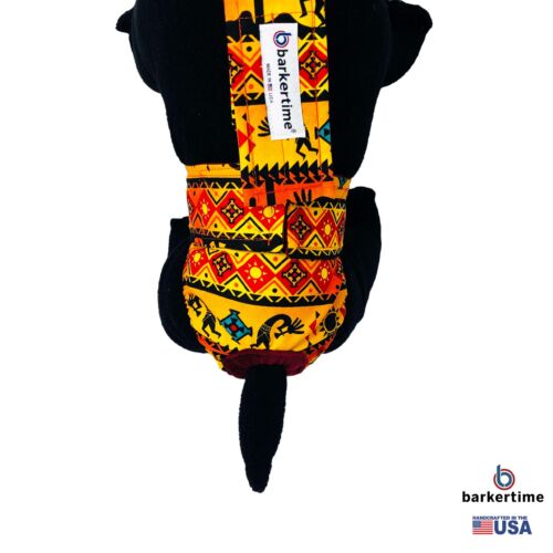 american southwest on yellow diaper overall - model 2 american southwest on yellow diaper overall - model 2