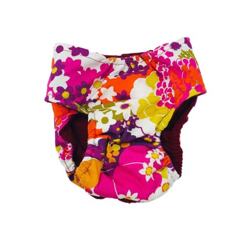 beautiful spring flower diaper 2 - back beautiful spring flower diaper 2 - back