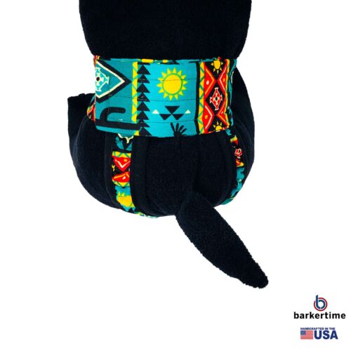 american southwest on blue teal diaper pull-up - model 2 american southwest on blue teal diaper pull-up - model 2