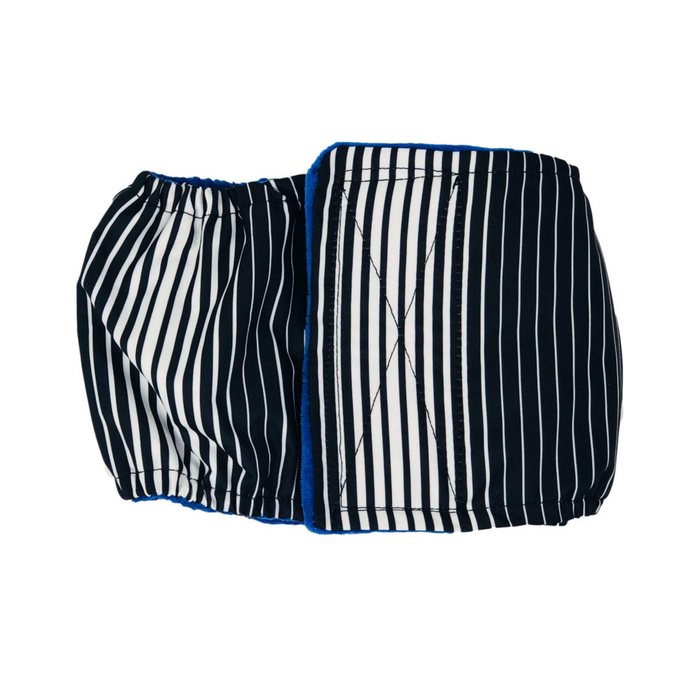 Barkertime Black Stripes Dog Belly Band Male Wrap