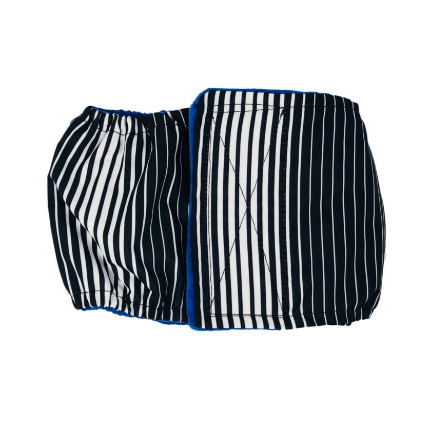 Barkertime Black Stripes Dog Belly Band Male Wrap