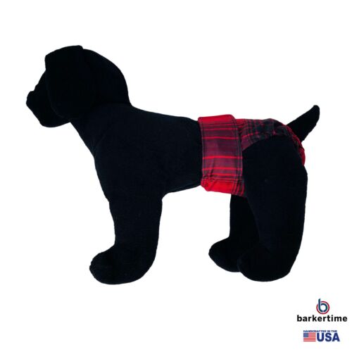 red plaid waterproof diaper - model 1 red plaid waterproof diaper - model 1