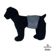 black and white gingham waterproof belly band – model 1