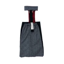 Black and White Gingham Dog Drag Bag