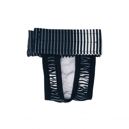 black stripes waterproof diaper pull-up