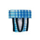 blue plaid waterproof diaper pull-up