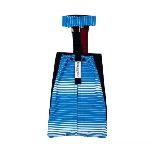 blue stripes waterproof drag bag