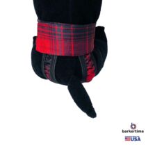 red plaid waterproof diaper pull-up – model 2