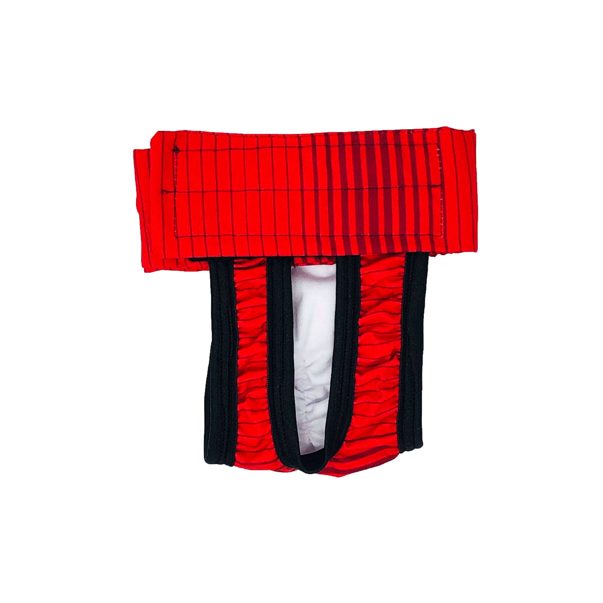 Red Stripes   Dog Diaper Pull-up